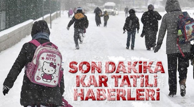 14 Ocak Pazartesi Okullar Tatil Mi? 14 Ocak 2019 okullar tatil mi? Yarın okullar tatil mi? |  İstanbul ve Ankara&#039;da okullar tatil mi? (SON DAKİKA KAR TATİLİ HABERLERİ)