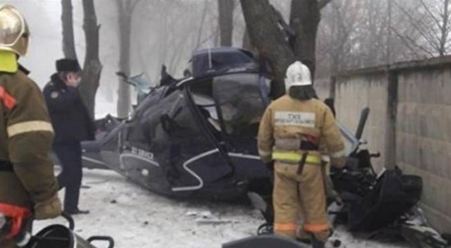 Kazakistan&#039;da helikopter kazası