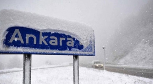 Meteoroloji&#039;den Ankara&#039;ya kuvvetli kar yağışı uyarısı (6 Ocak 2019 hava durumu)