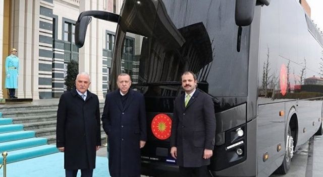 Cumhurbaşkanlığına  özel yerli zırhlı otobüs