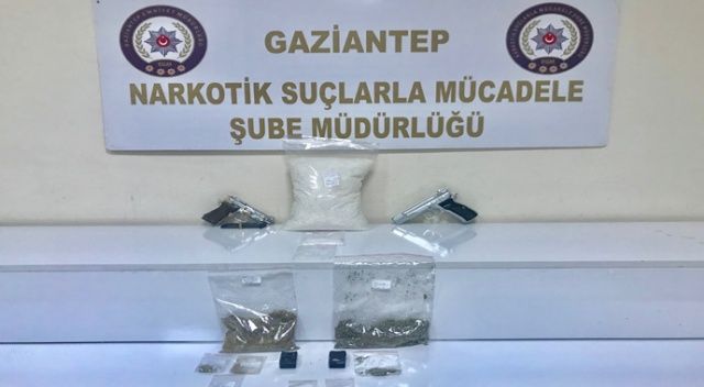 Gaziantep’te 24 adrese eş zamanlı narkotik operasyonu