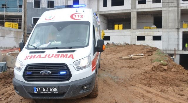 Hastane inşaatından düşen Afgan uyruklu işçi hayatını kaybetti