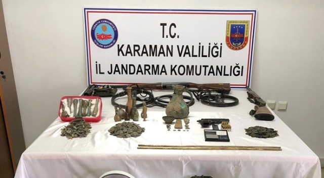 Karaman’da tarihi eser operasyonu: 6 gözaltı