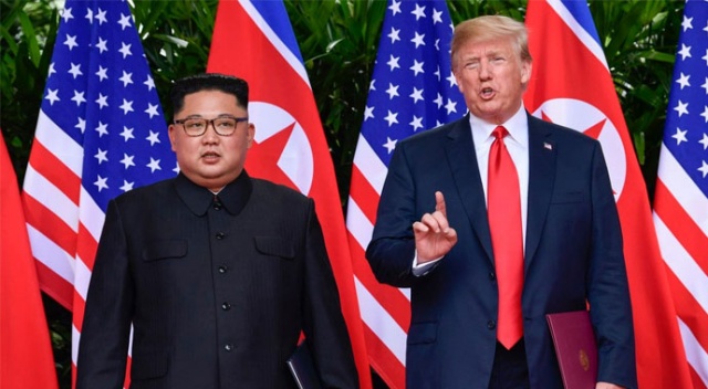 Trump ve Kim Jong-un&#039;dan ortak bildiri