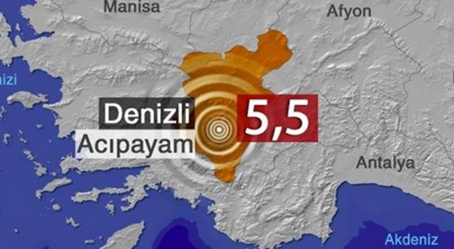 Denizli&#039;de şiddetli deprem! Birçok ilde hissedildi...