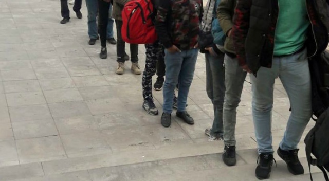 Kayseri&#039;de 13 kaçak göçmen yakalandı