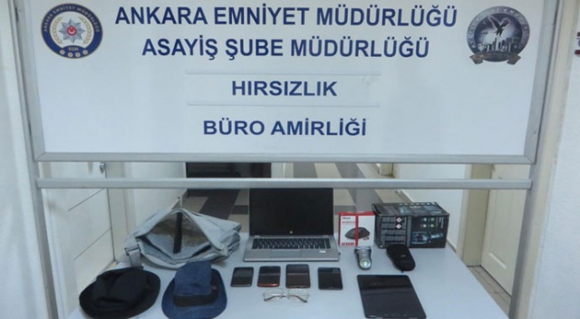 Ankara&#039;da elektronik eşya hırsızlarına operasyon