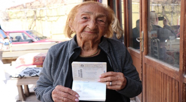 Brezilyalı turist 113. yaşını Kapadokya’da kutladı