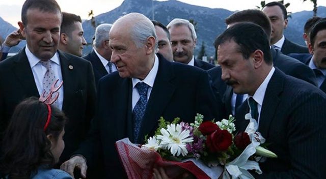 MHP lideri Bahçeli Antalya&#039;da