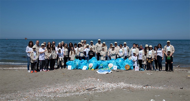 Doğa Dostu Araslar 100&#039;üncü yıl anısına Samsun sahilini temizledi