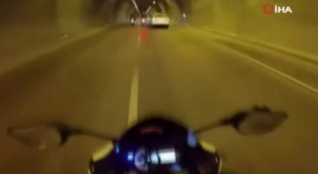 Dolmabahçe Tüneli’nde tek teker kazası