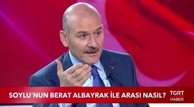 İçişleri Bakanı Süleyman Soylu, Bakan Albayrak sorusunu cevapladı
