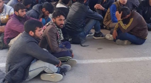 Kayseri&#039;de 21 kaçak göçmen yakalandı