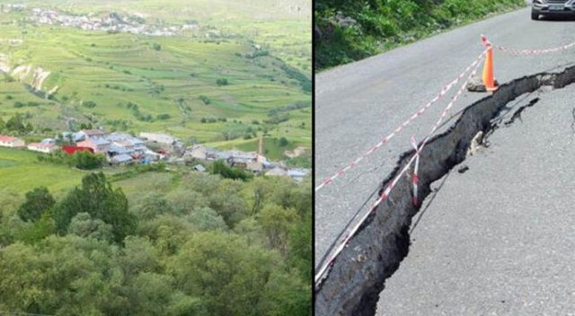 Ardahan&#039;da bir köy heyelan riski nedeniyle boşaltıldı
