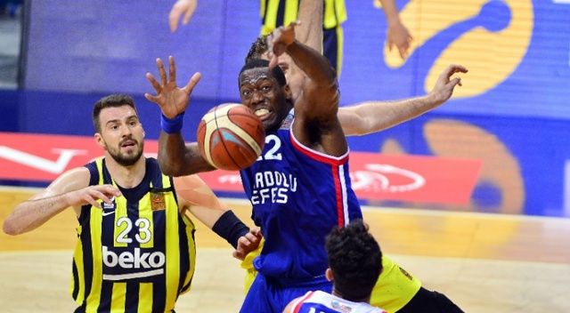 Tahincioğlu Basketbol Süper Ligi: Fenerbahçe Beko: 57 - Anadolu Efes: 74