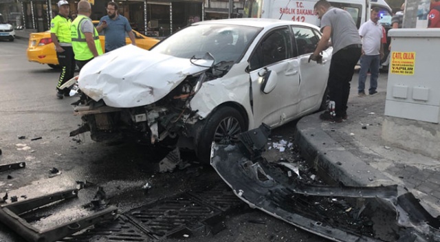 Ankara&#039;da feci kaza: 1&#039;i ağır 8 yaralı