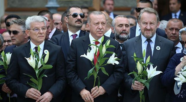 Erdoğan, Srebrenitsa kurbanları anısına düzenlenen anma töreninde