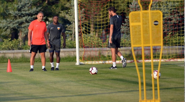 Kayserispor&#039;un yeni transferleri idmanda