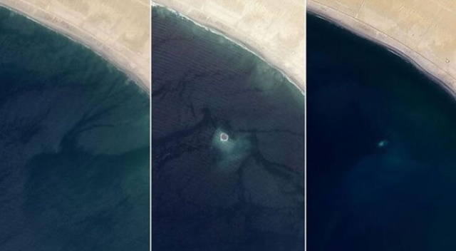 NASA paylaştı: Ada kayboldu!