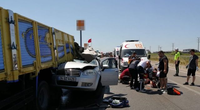 Bursa&#039;da dehşete düşüren kaza: 4 yaralı