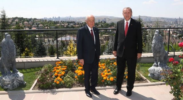 Cumhurbaşkanı Erdoğan’dan Bahçeli’ye  ev ziyareti