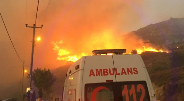 Marmara Adası&#039;nda orman yangını