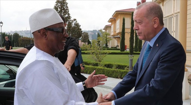 Cumhurbaşkanı Erdoğan ile Mali Cumhurbaşkanı Keita bir araya geldi