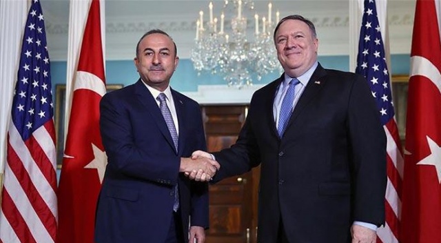 Çavuşoğlu, ABD Dışişleri Bakanı Mike Pompeo ile görüştü