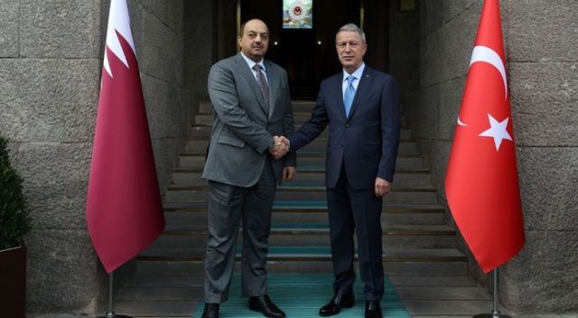 Milli Savunma Bakanı Akar, Katarlı mevkidaşı El-Attiye ile görüştü
