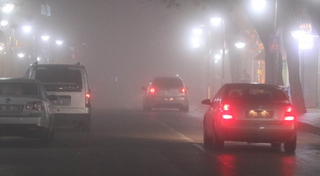 Aksaray’da yoğun sis hayatı olumsuz etkiliyor