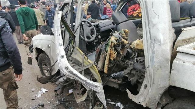 Cerablus&#039;ta bomba yüklü araçla terör saldırısı