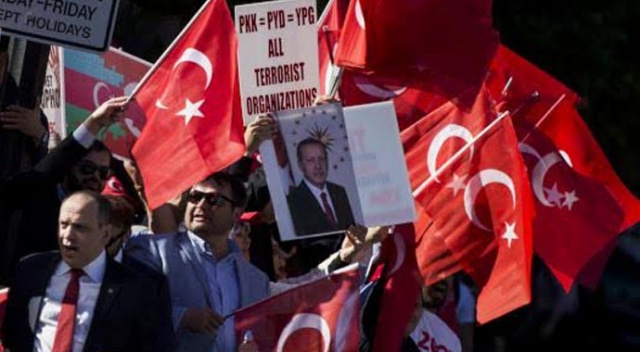 Cumhurbaşkanı Erdoğan Washington&#039;da coşkuyla karşılandı