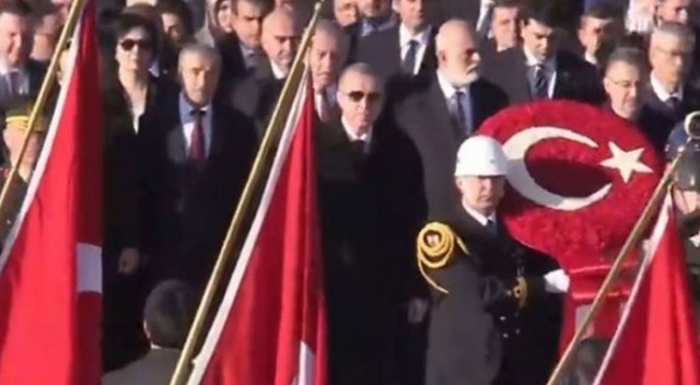 Devlet erkanı Cumhurbaşkanı Erdoğan&#039;ın başkanlığında Anıtkabir&#039;deydi