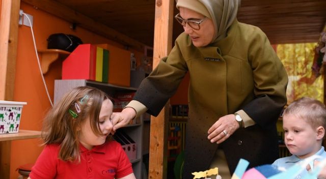 Emine Erdoğan anaokulu açtı