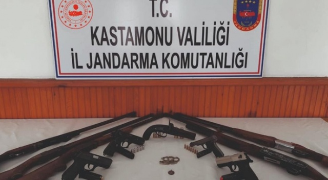 Kastamonu&#039;daki silah kaçakçılığı operasyonunda 3 tutuklama