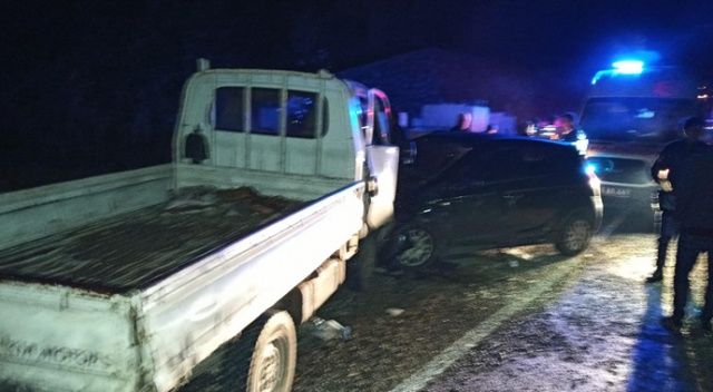 Giresun’da iki araç kafa kafaya çarpıştı: 5 yaralı