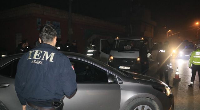 Adana polisinden asayiş uygulaması
