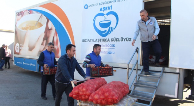 Antalya&#039;dan deprem bölgesine arama kurtarma ekibi ve yardım tırı