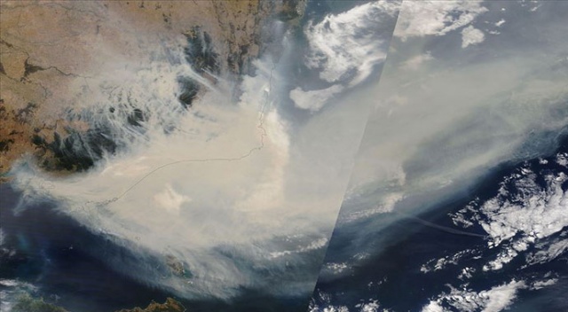 Avustralya&#039;daki yangınların dumanları Dünya&#039;nın etrafında en az bir tur atacak