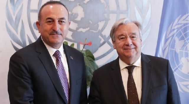 Bakan Çavuşoğlu BM Genel Sekreteri ile telefonda görüştü