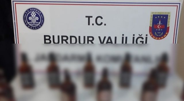 Burdur&#039;da kaçak içki operasyonu