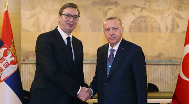 Cumhurbaşkanı Erdoğan, Sırbistan Cumhurbaşkanı Vuçiç görüşmesi başladı
