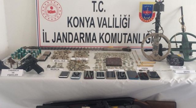 Konya ve Adana&#039;da tarihi eser operasyonu: 11 gözaltı
