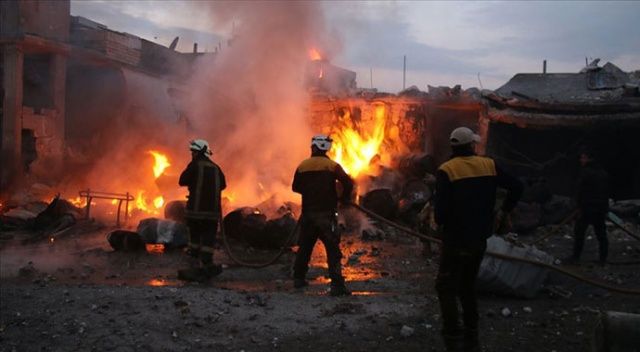 Rusya İdlib&#039;de hastane vurdu