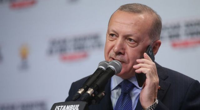 Cumhurbaşkanı Erdoğan, AK Parti&#039;ye yeni üye olan partililerle telefonda görüştü