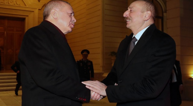 Cumhurbaşkanı Erdoğan, Azerbaycan&#039;dan ayrıldı