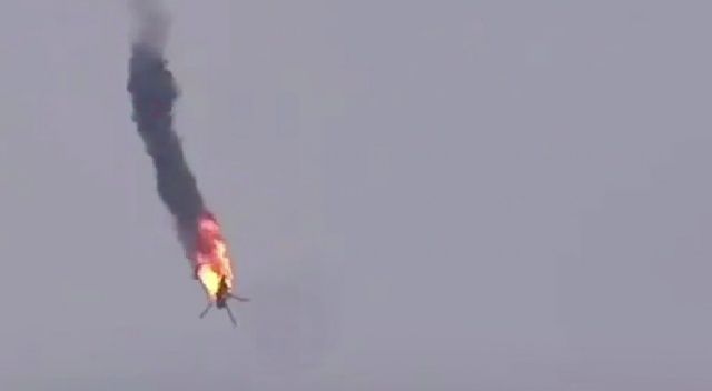 İdlib&#039;de Esad rejimine ait helikopter düşürüldü