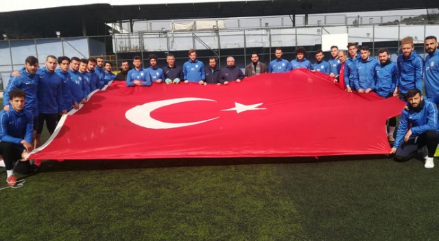 Sarıyer Spor Kulübü&#039;nden Mehmetçiğe anlamlı destek