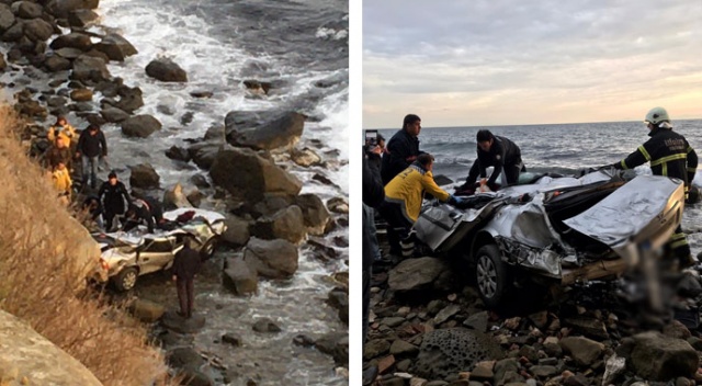 Tekirdağ’da otomobil denize uçtu: 1 ölü