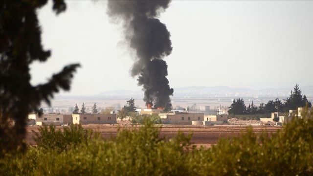 Tel Rıfat&#039;ta yuvalanan YPG/PKK&#039;lı teröristler Azez&#039;e havanla saldırdı: 4 yaralı